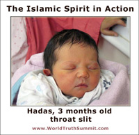 Islamic Beliefs - Hadas, baby girl, throat slit